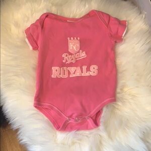 Size 3-6 mo Girl Kansas City Royals Onesie A1